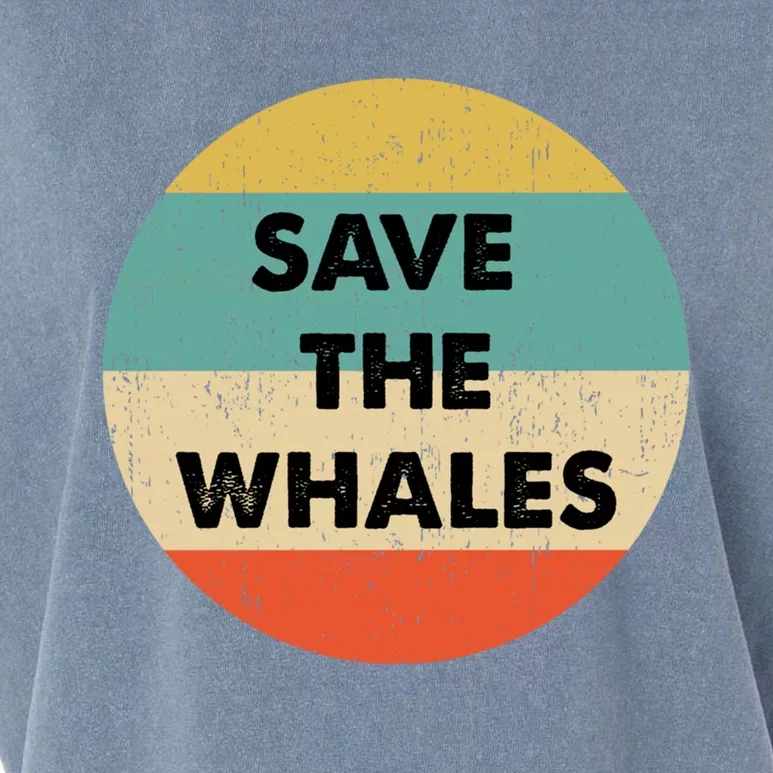 Save The Whales Great Gift Garment-Dyed Women's Muscle Tee