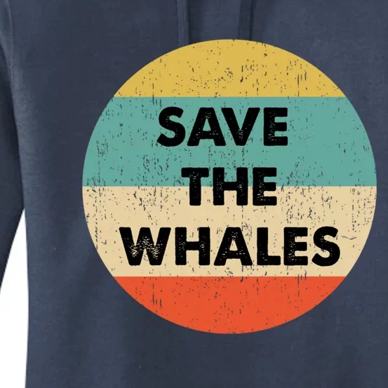 Save The Whales Great Gift Women's Pullover Hoodie