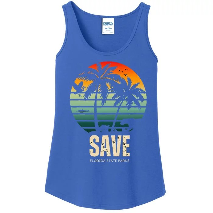 Save The Wildlife Ladies Essential Tank