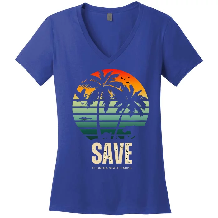 Save The Wildlife Women's V-Neck T-Shirt