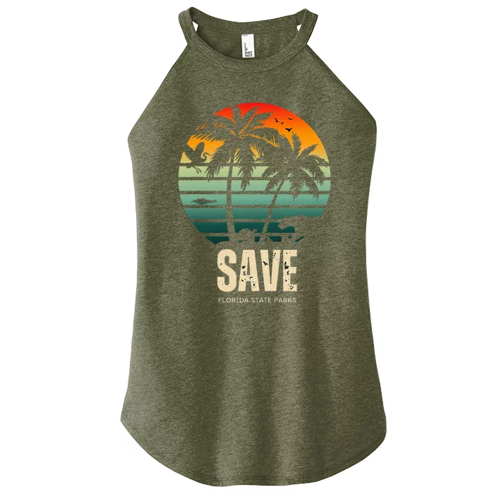 Save The Wildlife Women’s Perfect Tri Rocker Tank