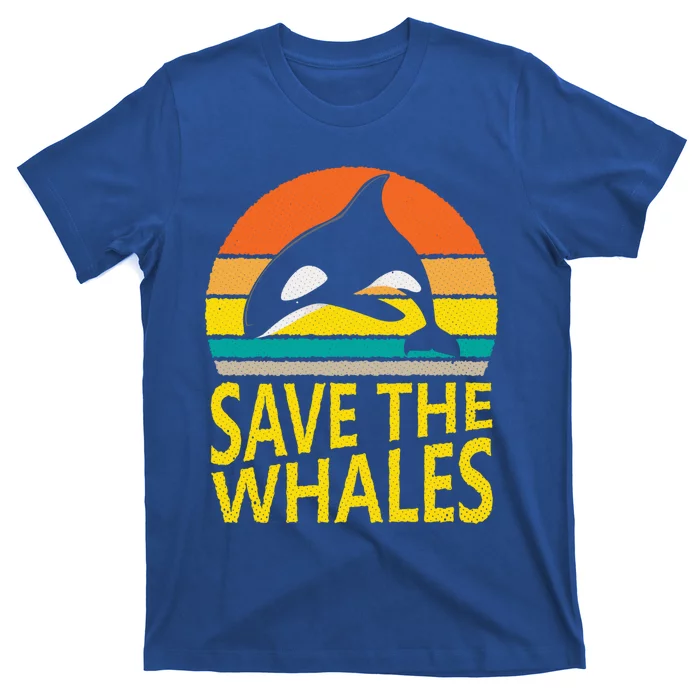 Save The Whales Vintage Great Gift T-Shirt