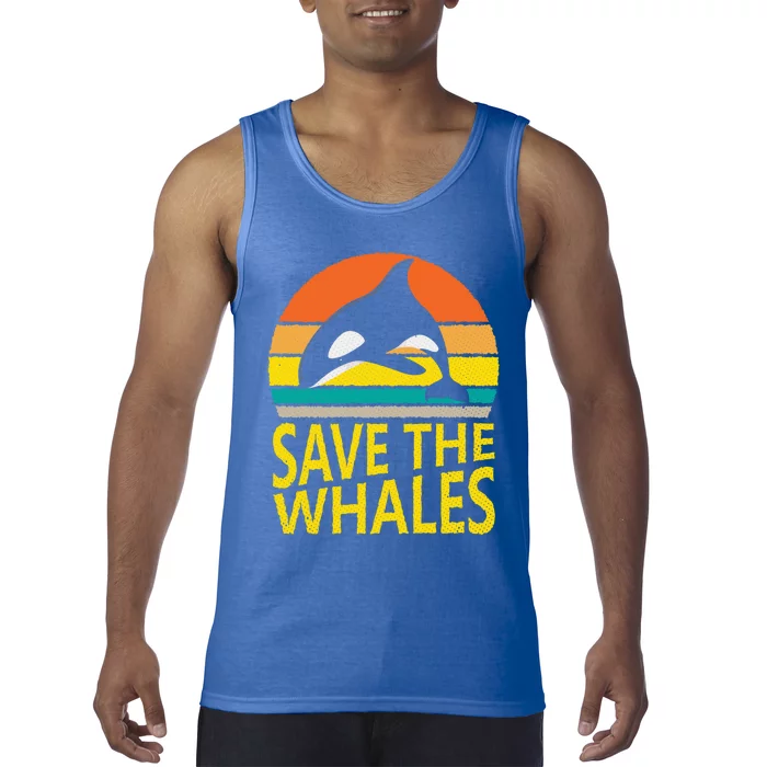 Save The Whales Vintage Great Gift Tank Top