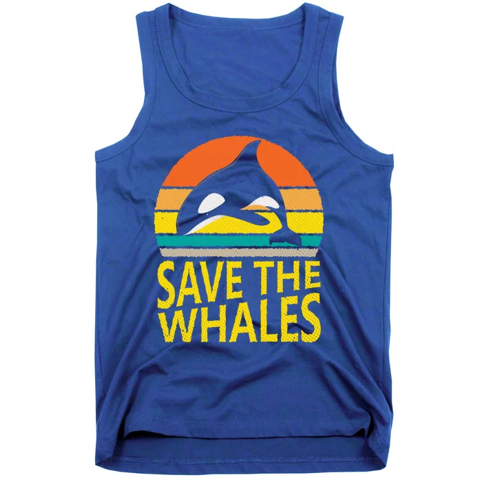 Save The Whales Vintage Great Gift Tank Top