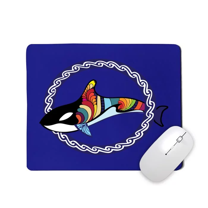 Save The Whales Orca And Killer Whale Funny Gift Mousepad