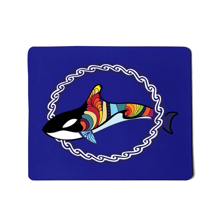 Save The Whales Orca And Killer Whale Funny Gift Mousepad