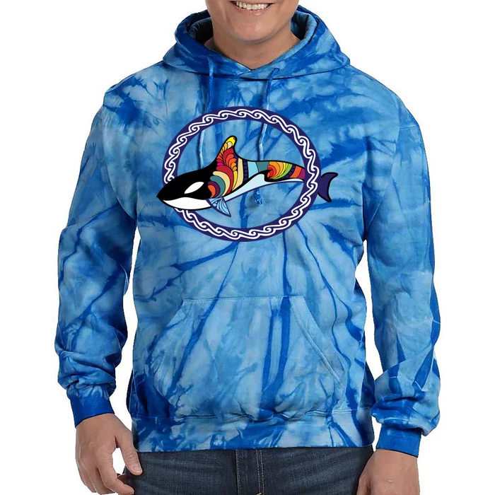 Save The Whales Orca And Killer Whale Funny Gift Tie Dye Hoodie