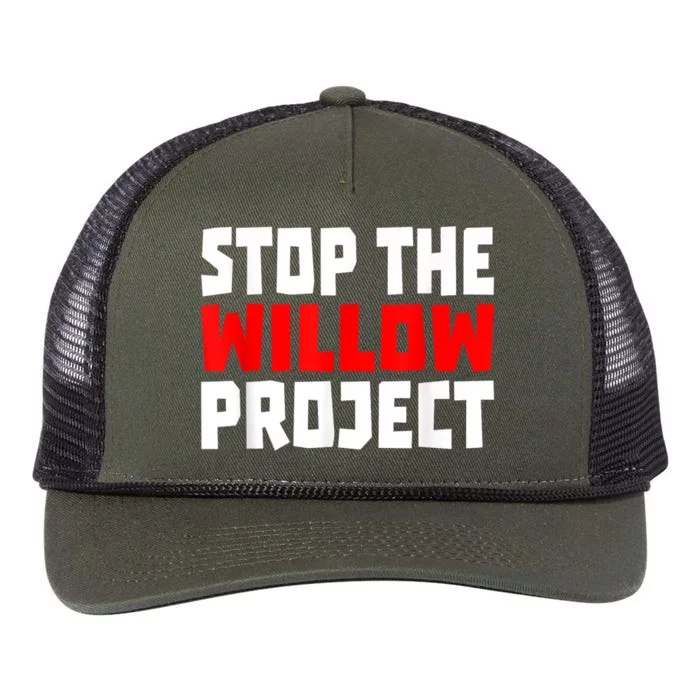 Stop The Willow Project Retro Rope Trucker Hat Cap