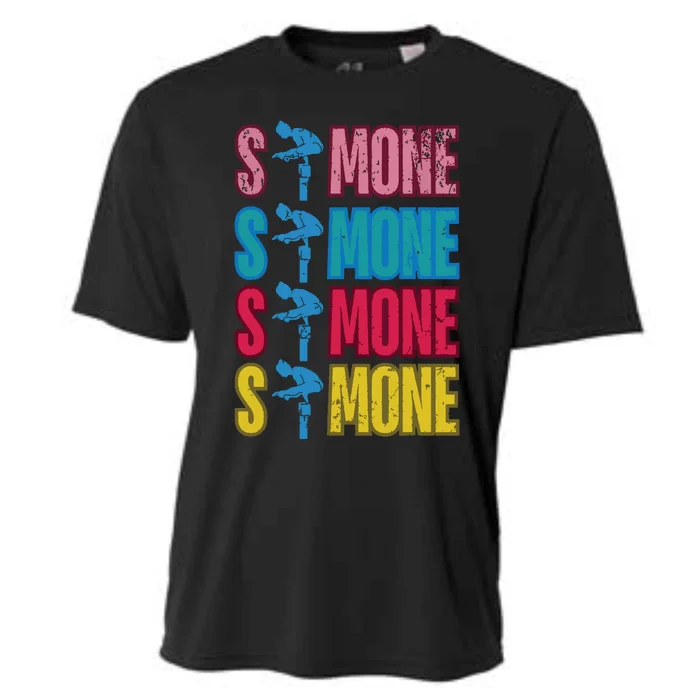 Simone T World Champion Retro Cooling Performance Crew T-Shirt