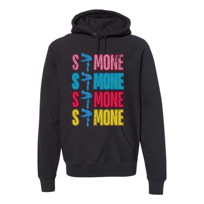 Simone T World Champion Retro Premium Hoodie