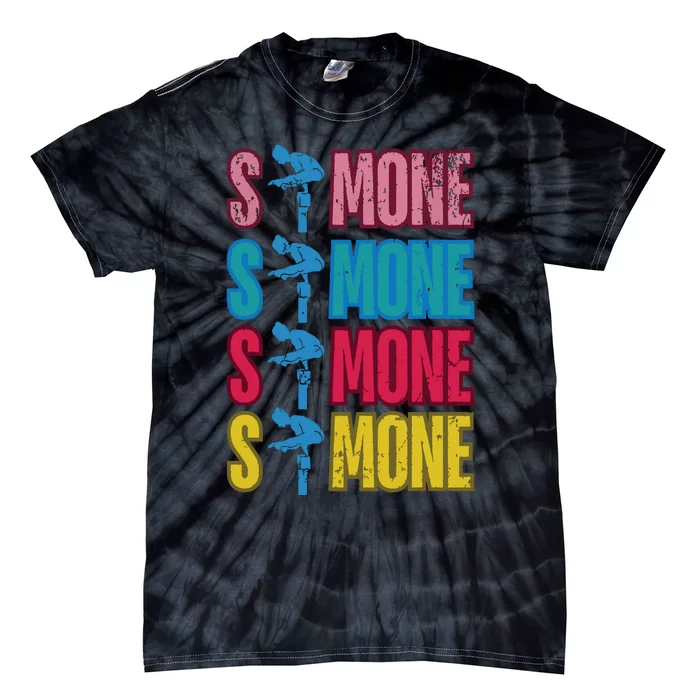 Simone T World Champion Retro Tie-Dye T-Shirt