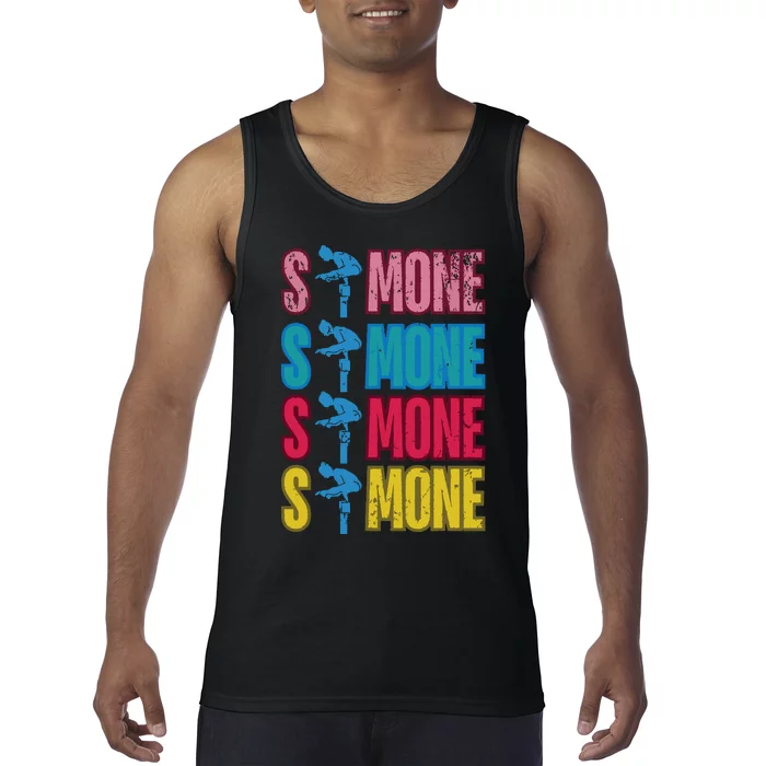 Simone T World Champion Retro Tank Top