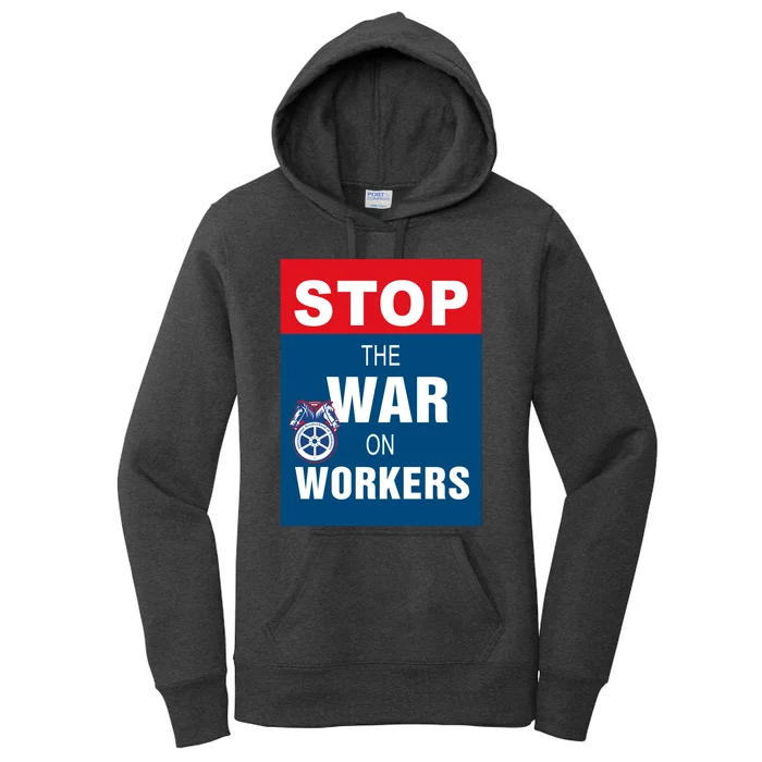 Stop The War On Workers Women's Pullover Hoodie