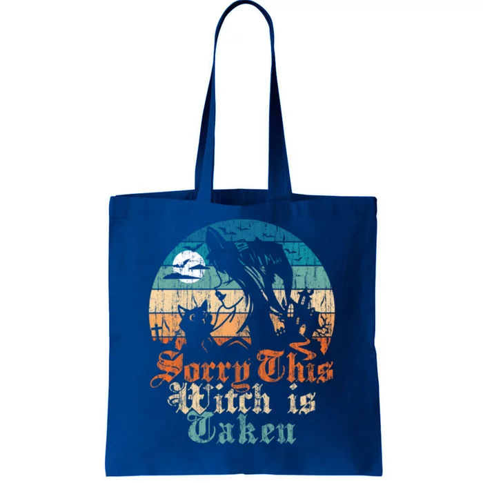 Sorry This Witch Is Taken Married Gift From Friend Meaningful Gift Tote Bag