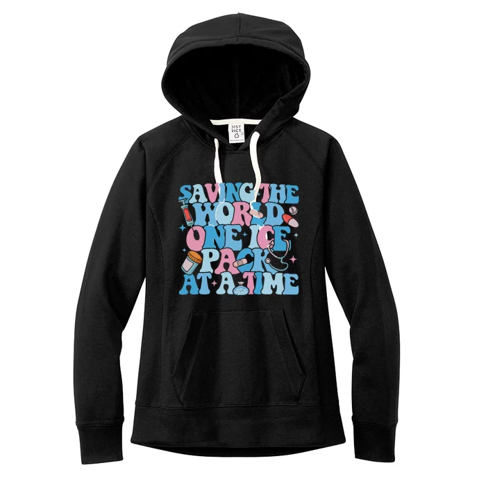 Saving The World One Ice Pack At A Time Women's Fleece Hoodie