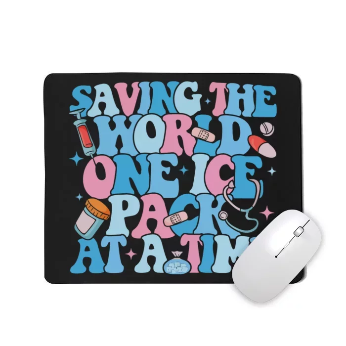 Saving The World One Ice Pack At A Time Mousepad