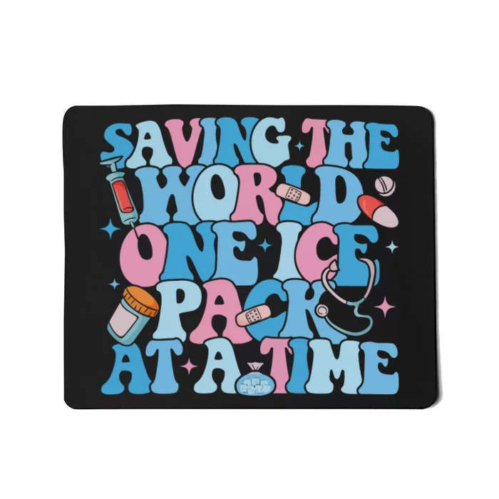 Saving The World One Ice Pack At A Time Mousepad