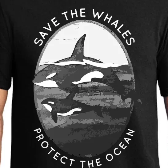 Save The Whales: Protect The Ocean Orca Killer Whales Pajama Set