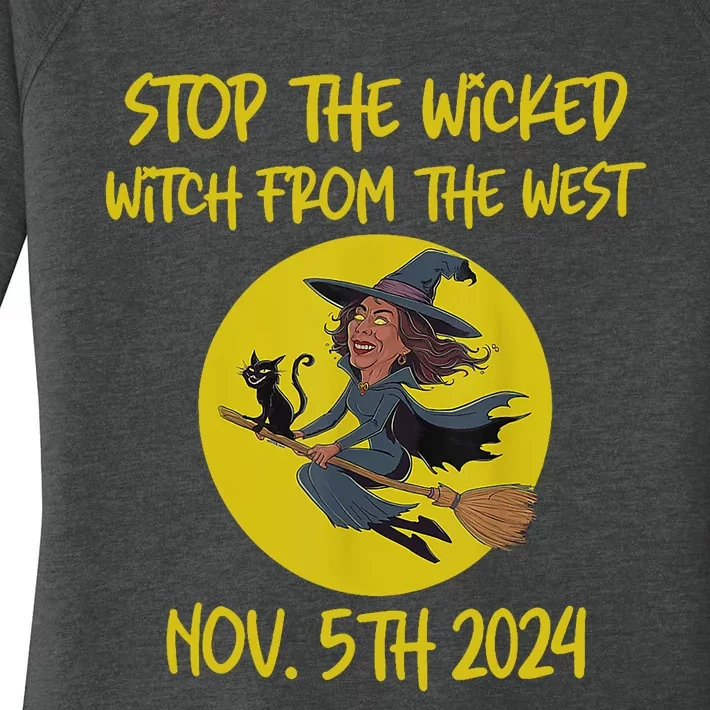 Stop The Wicked Witch From The West Nov. 5th 2024 Women's Perfect Tri Tunic Long Sleeve Shirt