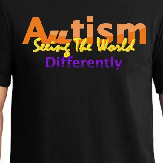 Seeing The World Differently Autism Awareness Gift Pajama Set