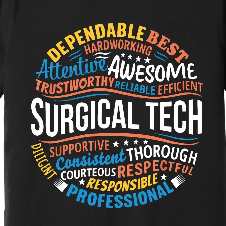 Surgical Tech Week Funny Surgical Technologist Gifts Premium T-Shirt