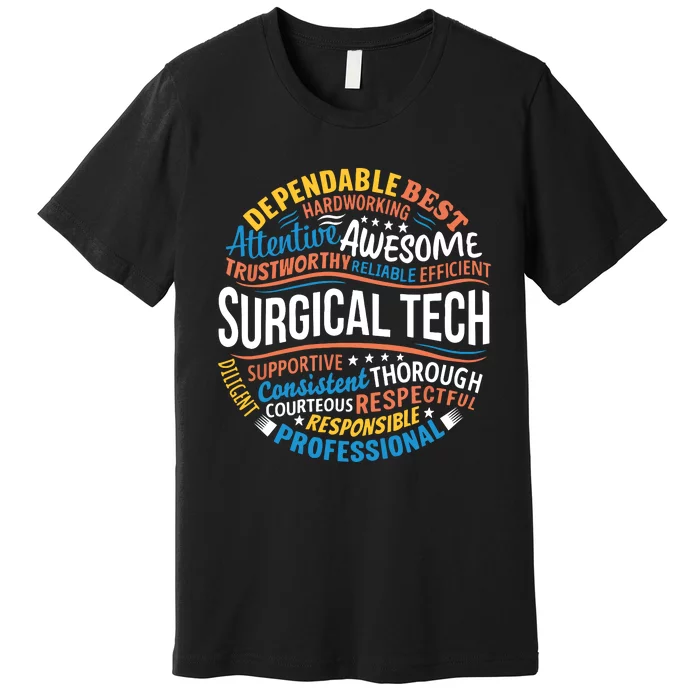 Surgical Tech Week Funny Surgical Technologist Gifts Premium T-Shirt