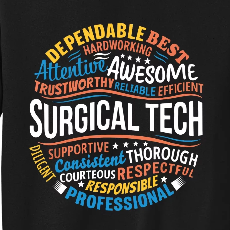 Surgical Tech Week Funny Surgical Technologist Gifts Tall Sweatshirt