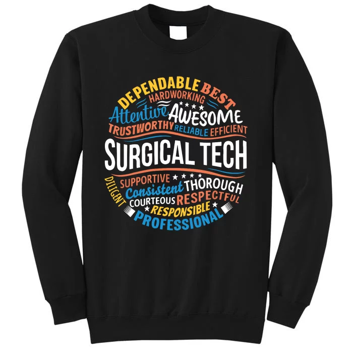 Surgical Tech Week Funny Surgical Technologist Gifts Tall Sweatshirt