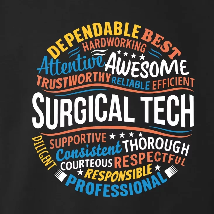 Surgical Tech Week Funny Surgical Technologist Gifts Toddler Hoodie