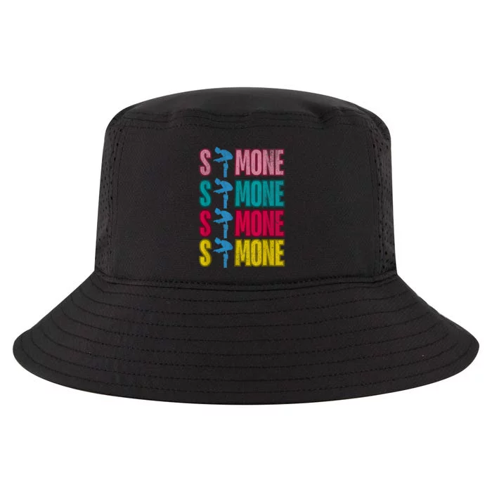 Simone T World Champion Retro Cool Comfort Performance Bucket Hat