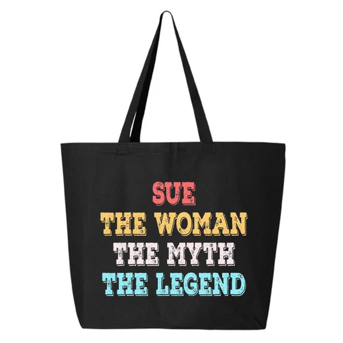 Sue The Woman The Myth The Legend Name Sue 25L Jumbo Tote