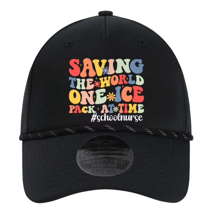 Saving The World One Ice Pack At Time Groovy School Nurse Cool Gift Performance The Dyno Cap