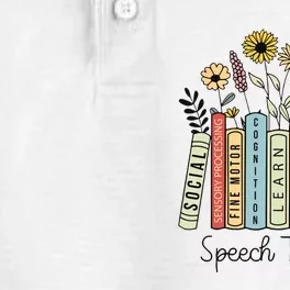 Speech Therapy Wildflowers Slp Speech Language Pathologist Dry Zone Grid Performance Polo