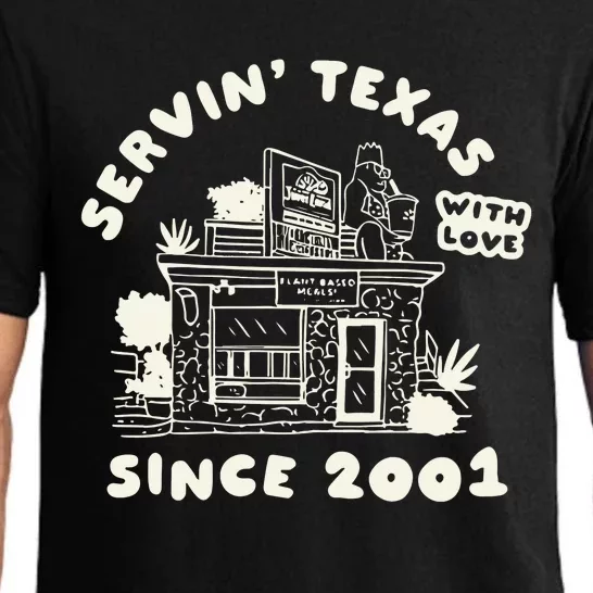 Servin Texas With Love Since 2001 Pajama Set