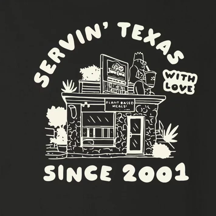 Servin Texas With Love Since 2001 Toddler Long Sleeve Shirt