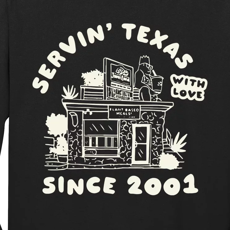 Servin Texas With Love Since 2001 Long Sleeve Shirt