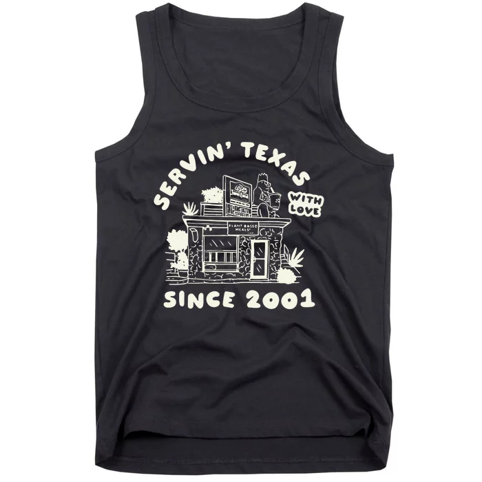 Servin Texas With Love Since 2001 Tank Top