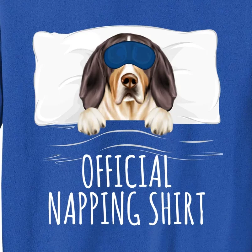 Sleeping Treeing Walker Coonhound Dog Napping Gift Tall Sweatshirt