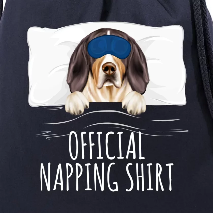 Sleeping Treeing Walker Coonhound Dog Napping Gift Drawstring Bag