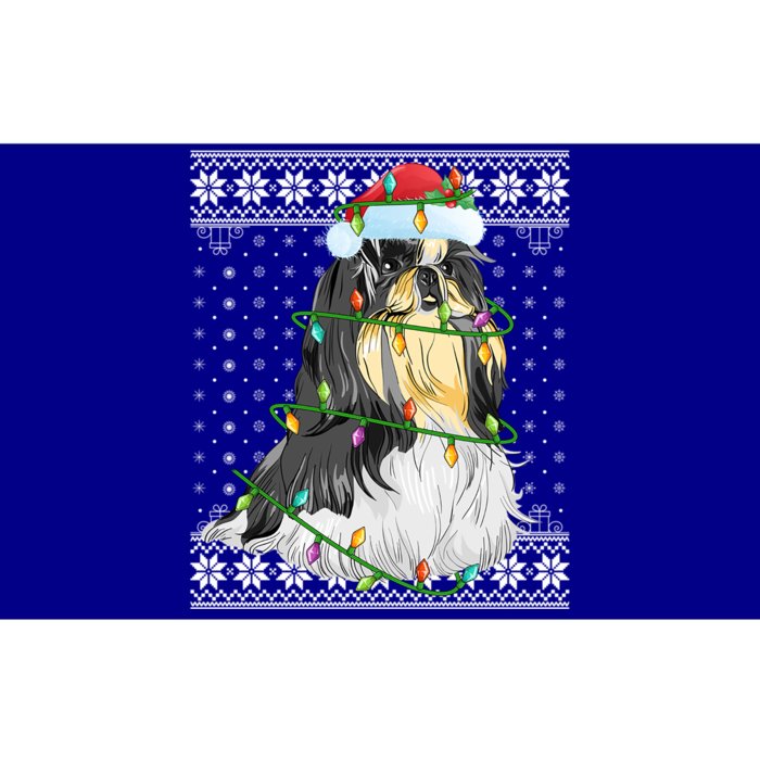 Shih Tzu Xmas Ugly Sweater Lighting Shih Tzu Dog Christmas Meaningful Gift Bumper Sticker