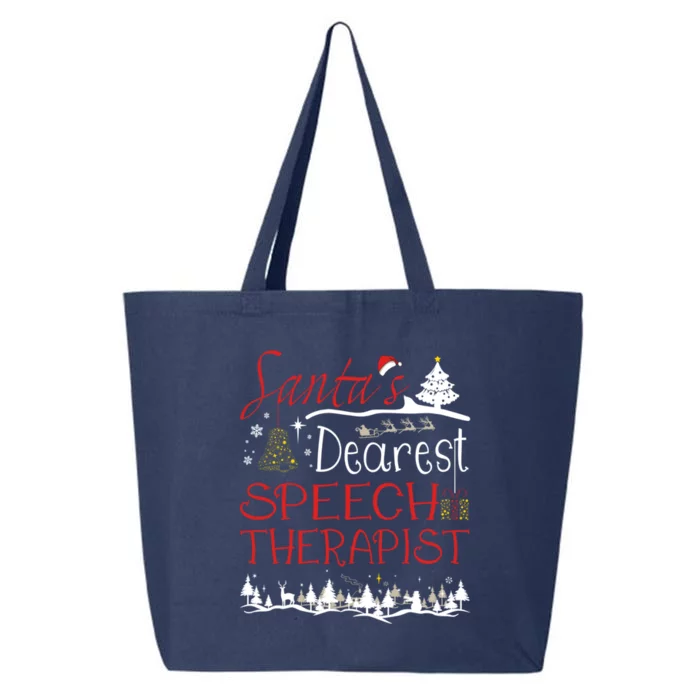 Speech Therapist Xmas Job Cute Christmas Cool Gift 25L Jumbo Tote