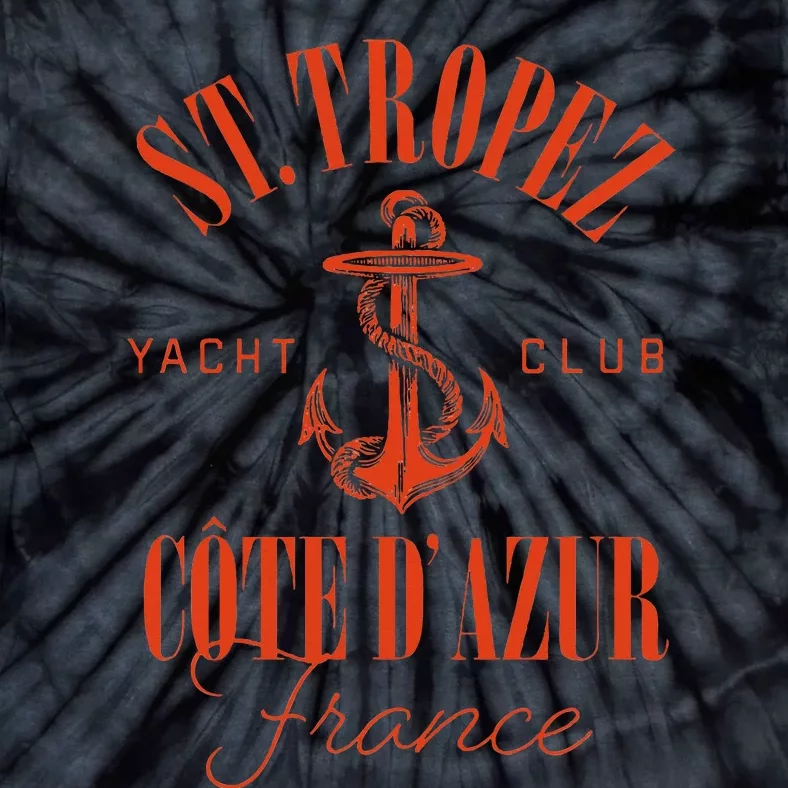 St Tropez Yacht Club CôTe DAzur France Vacation Destination Tie-Dye T-Shirt