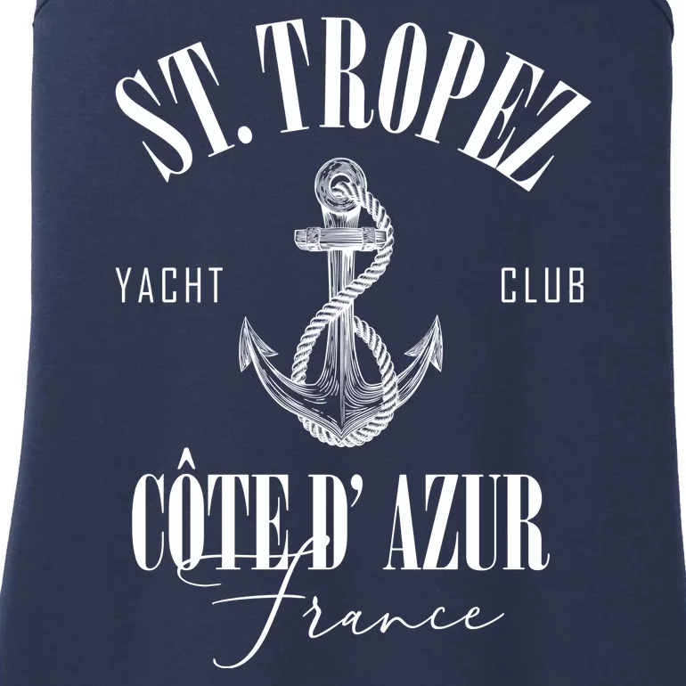 St Tropez Yacht Club Cote Dazur France Vacation Ladies Essential Tank