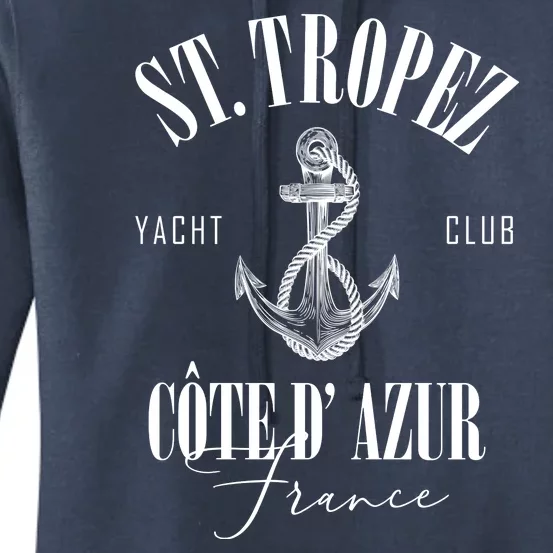 St Tropez Yacht Club Cote Dazur France Vacation Women's Pullover Hoodie