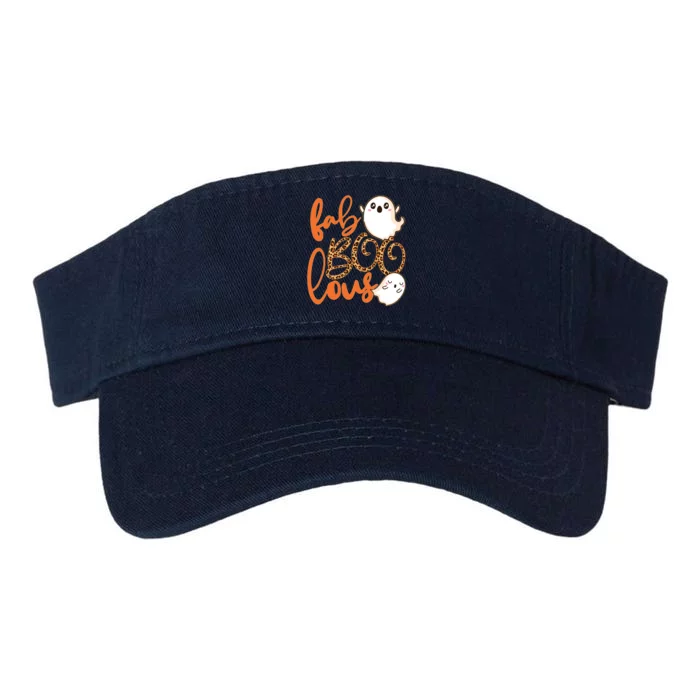 Stylish leopard Halloween Fab-BOO-lous Ghost Valucap Bio-Washed Visor