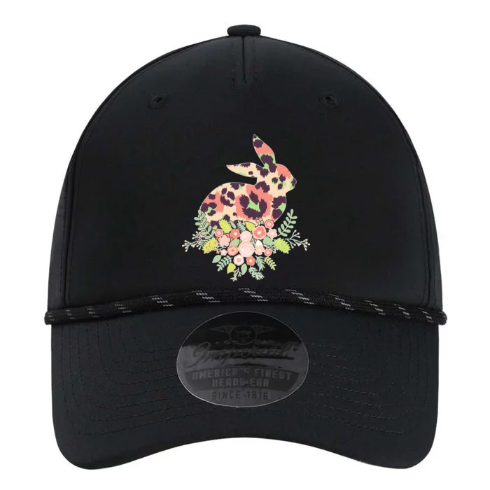 Stylish Leopard Pattern Easter Bunny Performance The Dyno Cap