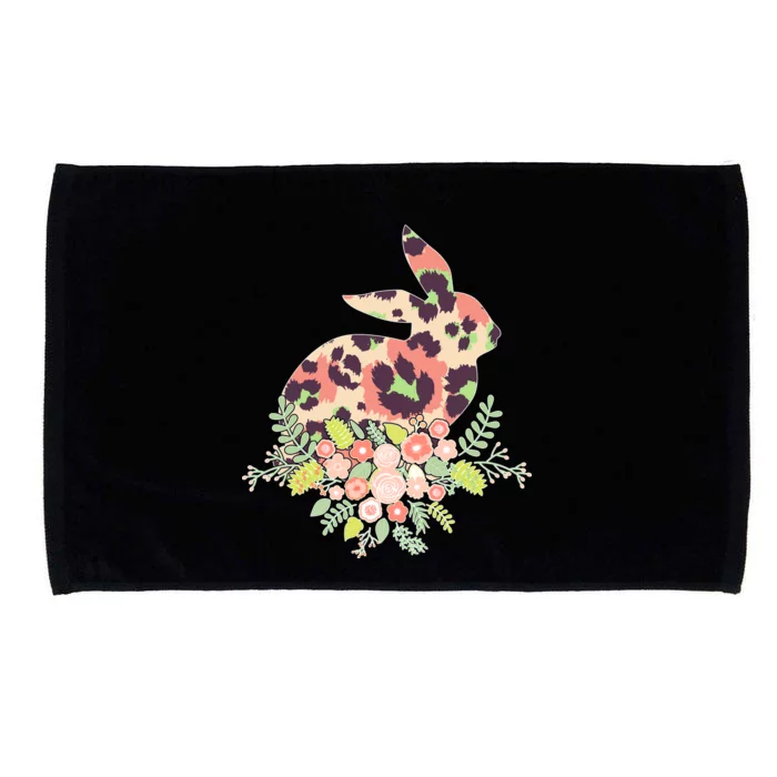 Stylish Leopard Pattern Easter Bunny Microfiber Hand Towel