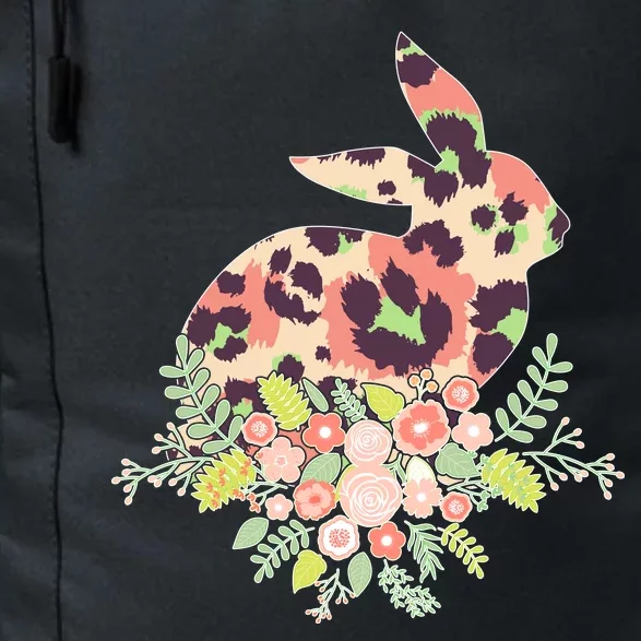 Stylish Leopard Pattern Easter Bunny Daily Commute Backpack