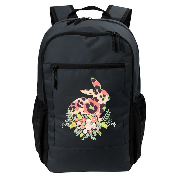 Stylish Leopard Pattern Easter Bunny Daily Commute Backpack