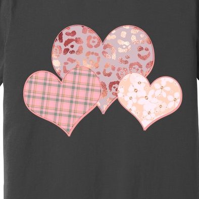 Stylish Pattern Hearts Premium T-Shirt